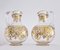 French Gold Hand Painted Crystal Jugs by Cristalleries Saint-Louis, 1900, Set of 2 1