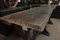 Longue Table Console en Teck et Sapin avec Pieds Crossbrecks, 1950s 10