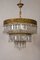 Lustre Empire Vintage en Cristal, 1940s 1