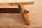 Coffee Table with Legs, Frame and Plate in Walnut in Boot Shape, Image 12