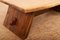 Coffee Table with Legs, Frame and Plate in Walnut in Boot Shape, Image 5