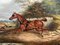 James Clark, Horse Bolting for the Hunt, Painting, Early 20th Century, Framed 4