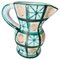 French Ceramic Pitcher in Green and Brown by Robert Picault, 1960 2