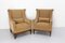Antique French Lounge Chairs in Beech, Set of 2, Image 6