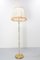 French Glass and Brass Floor Lamp, 1960 2