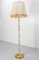 French Glass and Brass Floor Lamp, 1960, Image 3