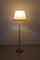 French Glass and Brass Floor Lamp, 1960 10