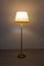 French Glass and Brass Floor Lamp, 1960, Image 10