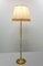 French Glass and Brass Floor Lamp, 1960, Image 9