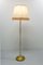 French Glass and Brass Floor Lamp, 1960, Image 8