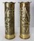 French World War I Brass Thistle and Cross of Lorraine Shells Casing, 1890s, Set of 2 2