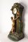 Antique French Mantel Set Clock in Bronze and Marble, 1890s, Set of 3 3