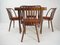 Czechoslovakian Suman Chairs and Table from Thonet, 1960s, Set of 5 7