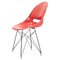 Mid-Century Red Design Fiberglass Dining Chairs by M. Navratil, 1960s 1