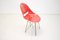 Sedie da pranzo Mid-Century in fibra di vetro rossa di M. Navratil, anni '60, Immagine 9