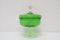 Art Glass Candy Bowl fom Glasswork Novy Bor, 1960s, Image 2