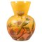 Art Nouveau Cameo Vase with Strawberry Blossoms Decor from Daum Nancy, France, 1910s, Image 1