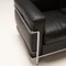 Lc2 Great Comfort 2-Sitzer Ledersofa von Le Corbusier, 1980er 10