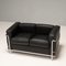 Lc2 Great Comfort 2-Seater Leather Sofa attributed to Le Corbusier, 1980s 4