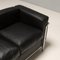 Lc2 Great Comfort 2-Seater Leather Sofa attributed to Le Corbusier, 1980s 7