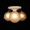 Vintage Glass Ceiling Lamp in the style of Arteluce, Italy, 1960s, Image 1