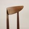 Chairs in Stained Beech, Italy, 1960s, Set of 2, Image 4