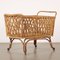 Vintage Bamboo Cradle, Italy, 1960s 8
