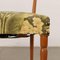 Sedie vintage in faggio con sedili in tessuto, Italia, anni '60, set di 2, Immagine 5