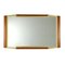 Vintage Teak and Glass Mirror, Italy, 1960s 1