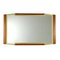 Vintage Teak and Glass Mirror, Italy, 1960s, Image 1