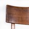 Deep Back Bistro Dining Chairs in Walnut from Baumann, 1950s, Set of 2 7