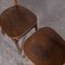 Deep Back Bistro Dining Chairs in Walnut from Baumann, 1950s, Set of 2 4