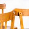 Dining Chairs in Beech from Baumann, 1950s, Set of 4 6