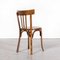 Dining Chairs in Dark Oak from Baumann, 1950s, Set of 4, Image 6