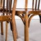 Dining Chairs in Dark Oak from Baumann, 1950s, Set of 4 2