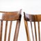 Dining Chairs in Dark Oak from Baumann, 1950s, Set of 4, Image 3