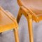 Casala Honey Beech Stacking Dining Chairs, 1950s, Set of 7 2