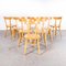 Vintage Dining Chair in Beech by Ton, 1960s, Set of 8, Image 1