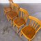 Luterma Honey Dining Chairs in Oak and Bentwood by Marcel Breuer, 1950s, Set of 4 4