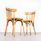 Luterma Blonde Dining Chairs in Oak and Bentwood by Marcel Breuer, 1950s, Set of 2 3