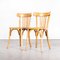 Luterma Blonde Dining Chairs in Oak and Bentwood by Marcel Breuer, 1950s, Set of 2, Image 4