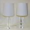 Vintage Rectangular Clear Acrylic Glass Table Lamps, 1970s, Set of 2 6