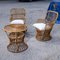Italian Armchairs and Table in Bamboo, Set of 3 2