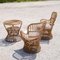 Italian Armchairs and Table in Bamboo, Set of 3 6