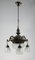 Lampada a sospensione Liberty vintage a quattro luci, Immagine 2