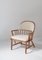 Scandinavian Modern Windsor Chair in Patinated Ash and White Bouclé by Hans J. Wegner, 1940s 4