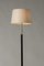 Lámpara de pie Mid-Century de cuero, años 60, Imagen 3