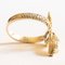 Bague Serpent Vintage en Or Jaune 14k, 1960s 5