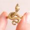 Vintage Serpent Ring in 14k Yellow Gold, 1960s 1