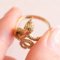 Vintage Serpent Ring in 14k Yellow Gold, 1960s 10